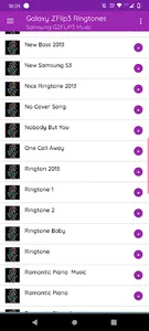 Galaxy ZFlip3 Ringtones screenshot 3