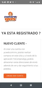 SonoraGas App screenshot 2