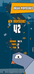 Pru! - Flappy Pigeon Game screenshot 4