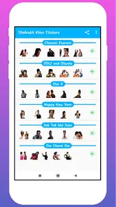 Shahrukh Khan Stickers screenshot 1