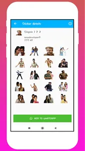 Suriya Stickers screenshot 4