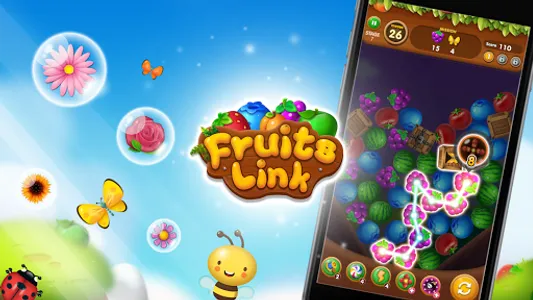 Fruits Crush: Link Puzzle Game screenshot 2