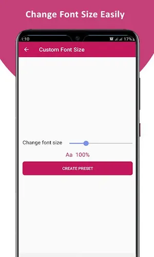 Change Font Size - Big Fonts screenshot 3