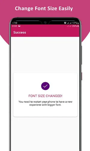 Change Font Size - Big Fonts screenshot 4