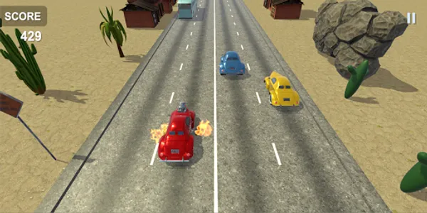 HotRod Traffic Racer CoupeRun screenshot 2