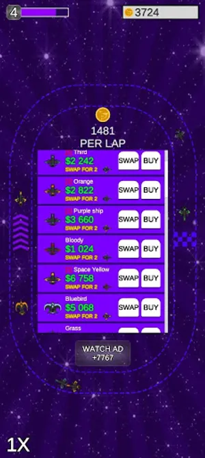 Space Lap screenshot 2