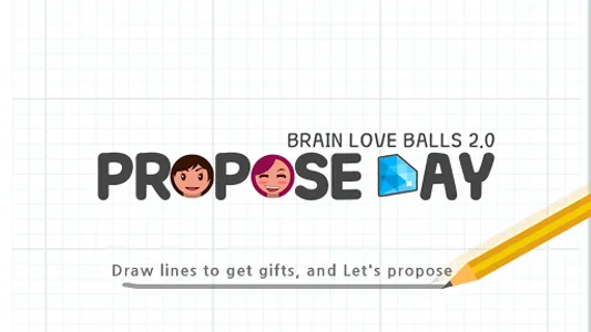 PROPOSE DAY : BRAIN LOVE BALLS screenshot 0