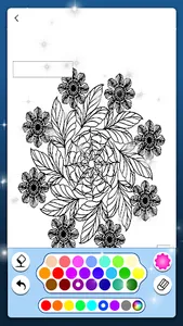 Beautiful Mandala Coloring Art screenshot 3
