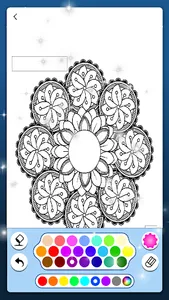 Beautiful Mandala Coloring Art screenshot 4