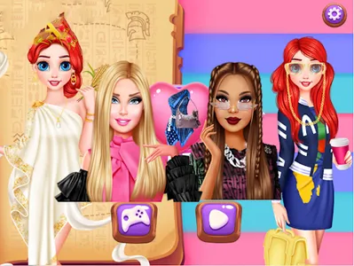 مسابقة اميرات: تحدي تجميل بنات screenshot 0
