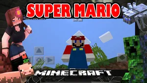 Mario Minecraft Game Mod Skin screenshot 2