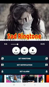 Sad Ringtone Arabic Sad Tones screenshot 1