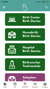 Birthpedia screenshot 2