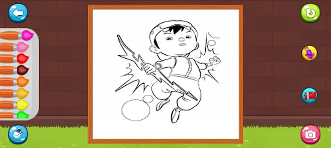 Boboiboy Coloring Game screenshot 1
