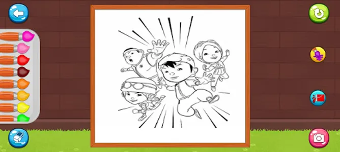 Boboiboy Coloring Game screenshot 4