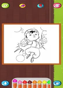 Boboiboy Coloring Game screenshot 7