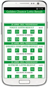 Golden Chance Lotto screenshot 1