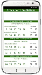 Green Lotto Results screenshot 3