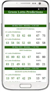 Green Lotto Results screenshot 4