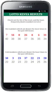 LOTTO KENYA RESULTS screenshot 1