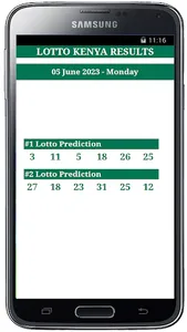 LOTTO KENYA RESULTS screenshot 2