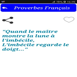 Proverbes Français screenshot 1