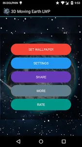 3D Earth Live Wallpaper screenshot 0