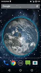 3D Earth Live Wallpaper screenshot 1