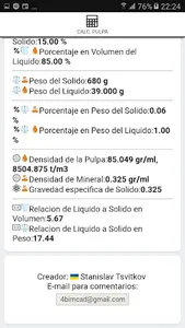 Calculadora de la Pulpa screenshot 3