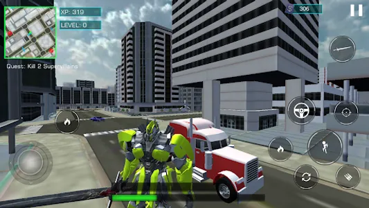 Police Robot Truck Transformer screenshot 3