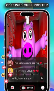 CHEF PIGSTER fake call screenshot 7