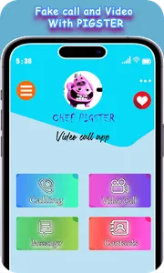 CHEF PIGSTER fake call screenshot 9