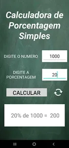 Calcular Porcentagem Simples screenshot 2