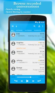 Call recorder: CallRec screenshot 1