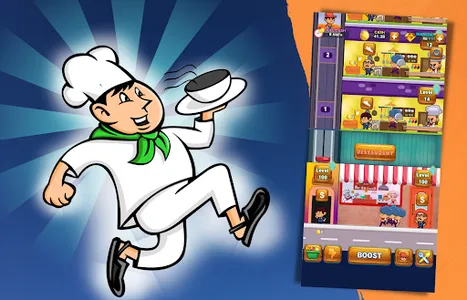 Idle Restaurant City | Şef screenshot 12