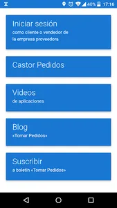 Castor Pedidos screenshot 0