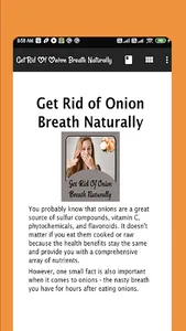 Get Rid Of Onion Breath Natura screenshot 15