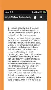 Get Rid Of Onion Breath Natura screenshot 4