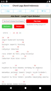 Chord Kunci Gitar Band screenshot 4