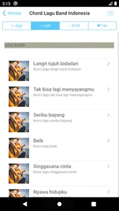 Chord Kunci Gitar Band screenshot 9