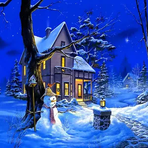 Christmas Night Live Wallpaper screenshot 0