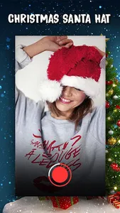 Christmas Santa Hat Face Maker screenshot 17