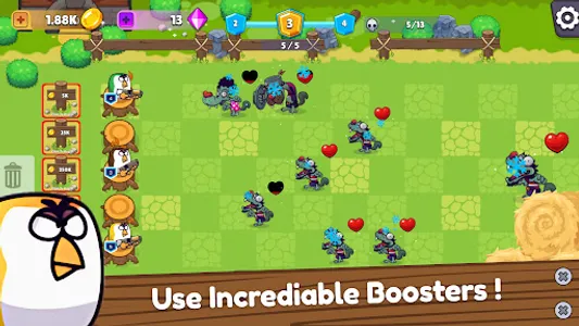 Idle Merge Chicken War screenshot 12