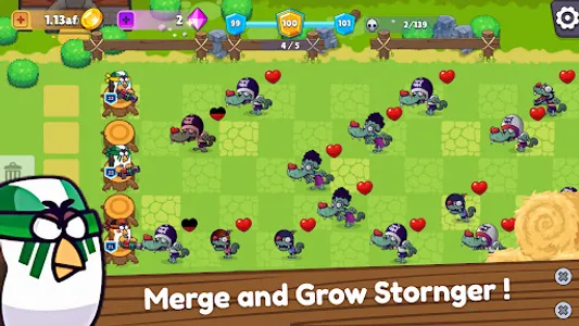 Idle Merge Chicken War screenshot 17