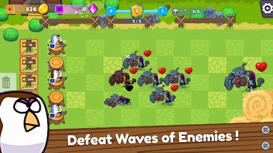 Idle Merge Chicken War screenshot 8