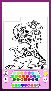 Coloring Doo: Scooby Adventure screenshot 0