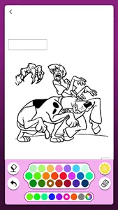 Coloring Doo: Scooby Adventure screenshot 1