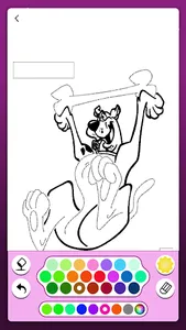Coloring Doo: Scooby Adventure screenshot 2