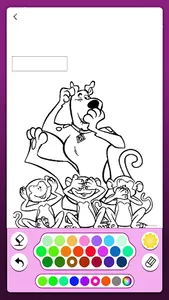 Coloring Doo: Scooby Adventure screenshot 4