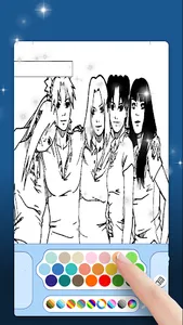العاب تلوين انمي بنات - تلوين screenshot 4